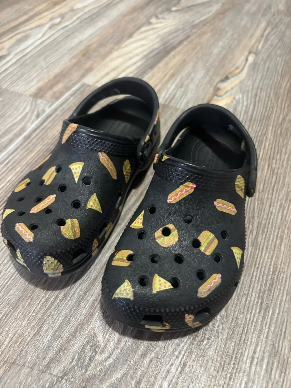 Little Kids Hot Dog/Hamburger Crocs - 10